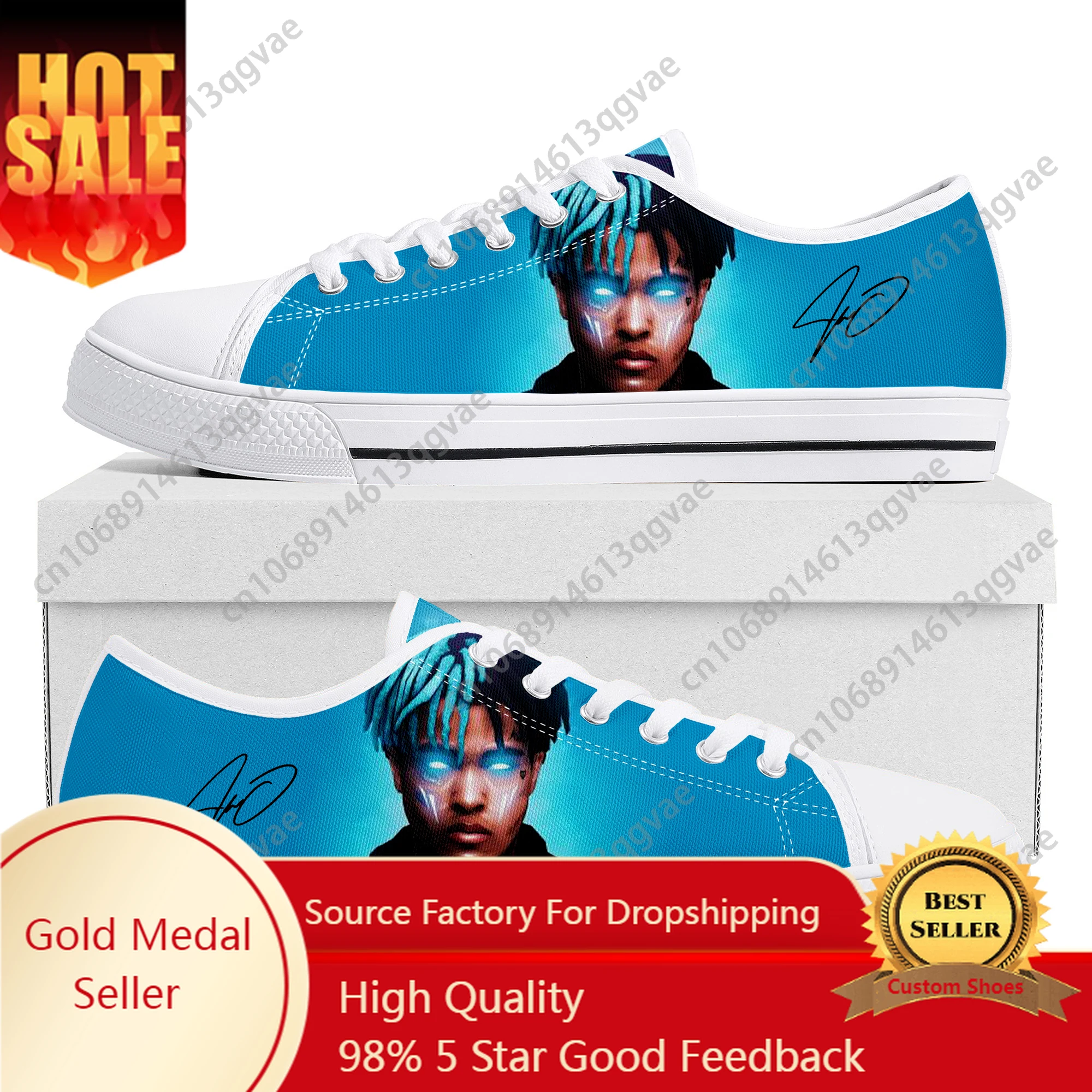 

Hot Hip Hop Rapper Rap XXXTentacions Low Top Sneakers Womens Mens Teenager High Quality Shoes Custom Canvas Sneaker Couple Shoe