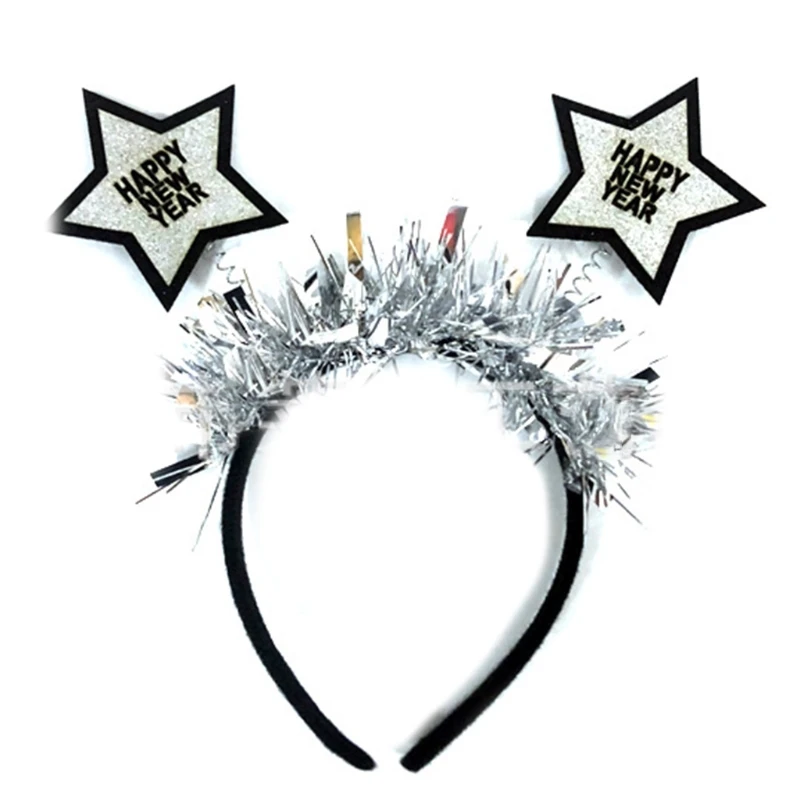 Fancy Girls Headwear Christmas Star Headband Convenient Makeup Headband Lovely Christmas Hair Hoop New Year Gift