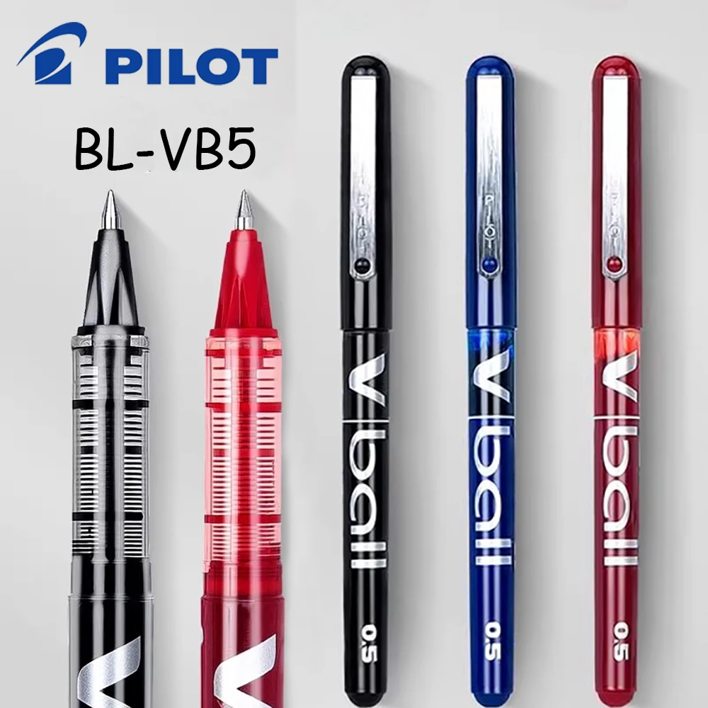 

1 шт., японские гелевые ручки PILOT BL-VB5, 0,5 мм, прямая жидкая пуля, большая емкость, школьные принадлежности, канцелярские принадлежности, обратно в школу