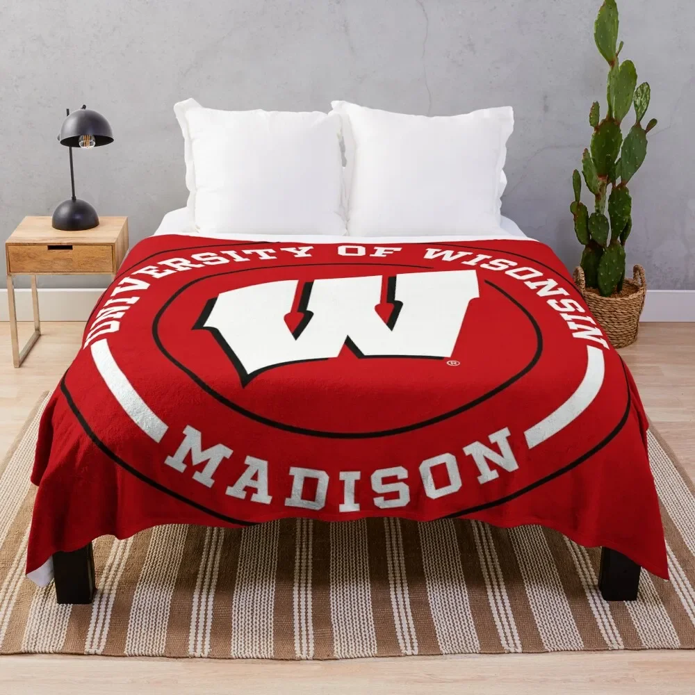 UW-Madison Throw Blanket Personalized Gift warm for winter Blankets