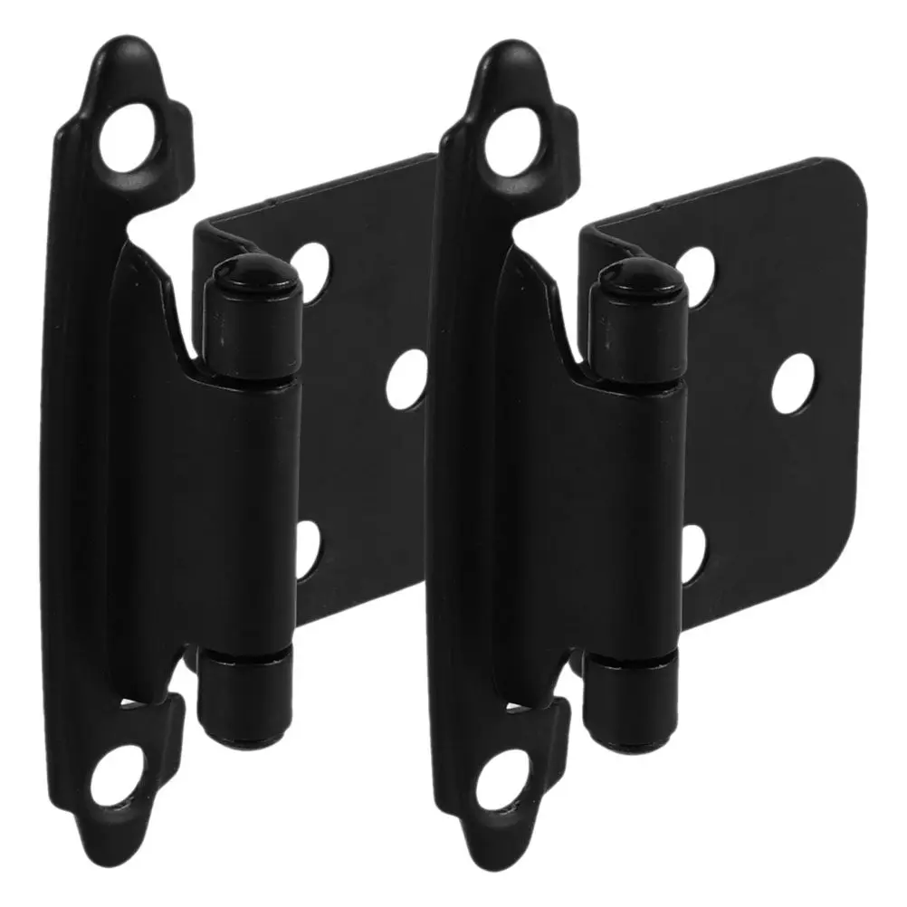 2 Pcs Closing Hinges Interior Style Half Hardware Camper Cabinet Heavy Duty for Doors