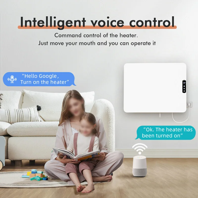 Household Convection Electric Heater Wall-mounted Hot Air Circulation Heater Indoor Intelligent Constant Temperature Heater