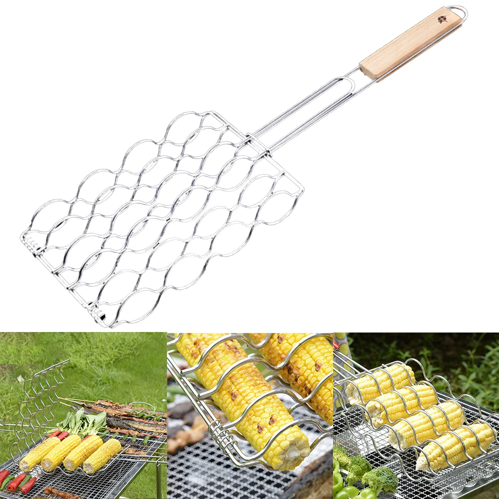 

Family Gatherings 57*18*5cm BBQ Grill Basket Outdoor Cooking Easy To Clean Heat-resistant Design Long-term Use
