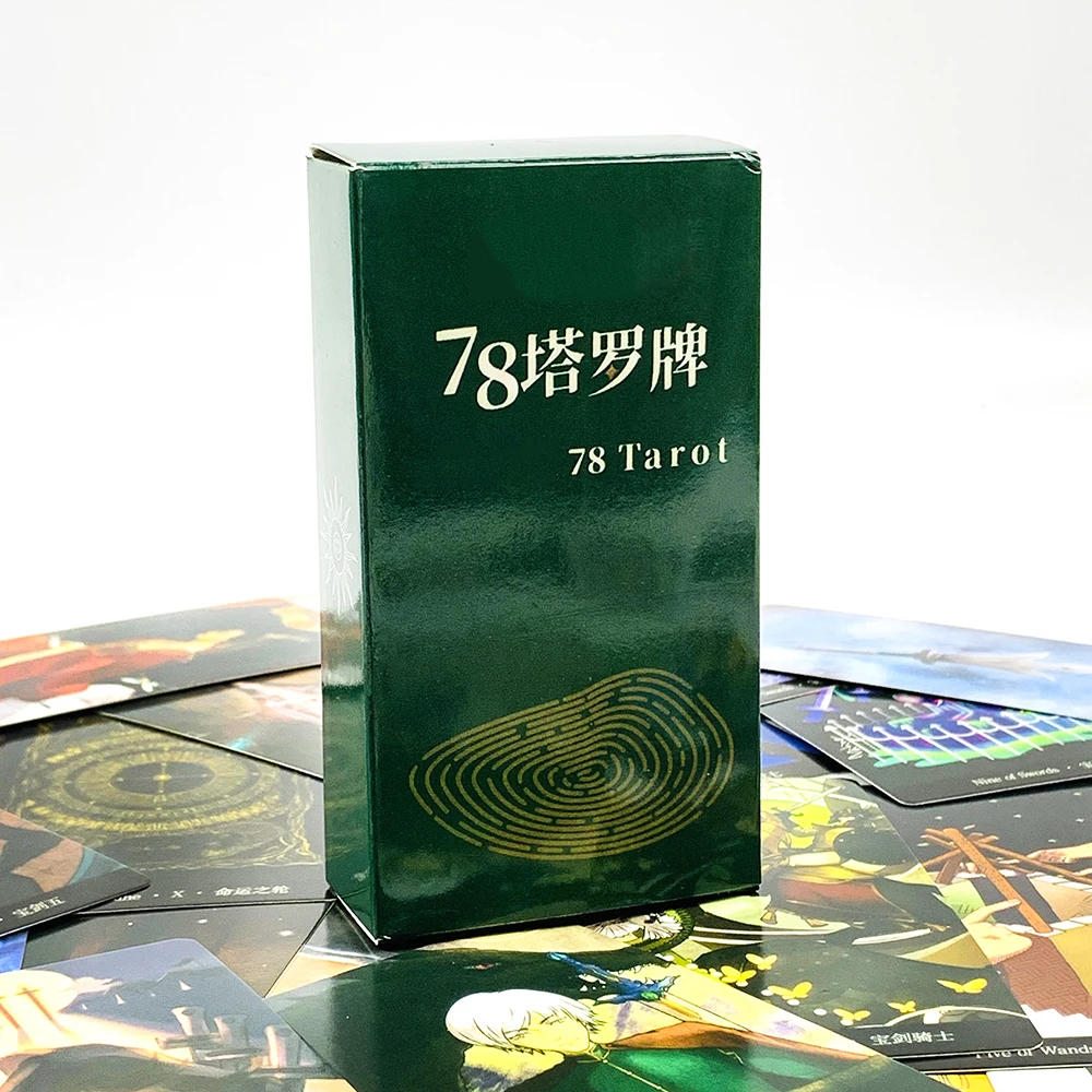 Nowe Karty Tarota 78 Wyjątkowych Kart Wyroczniczych do Wróżb i Dywinacji, Gry Planszowe, Idealne na Podróże, Medytacje i Praktyki Duchowe