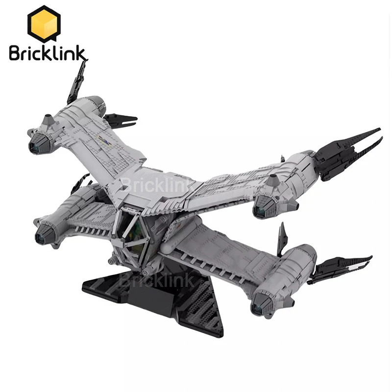 

Bricklink MOC Star Movie Spaceship Babylons 5 Earth Alliance SA-23E Aurora Starfury UCS Scale Sets Building Blocks Toys Gift