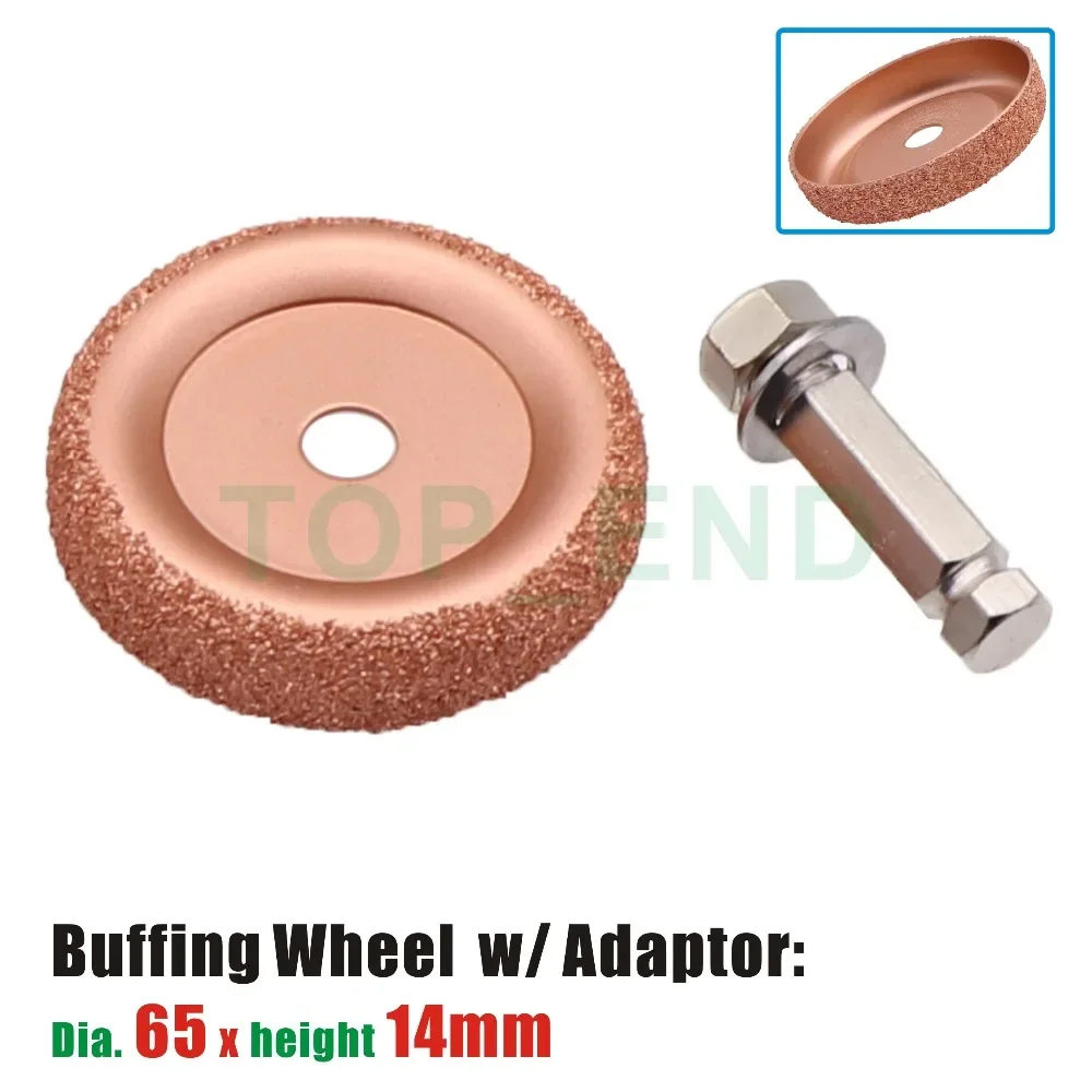 1pc New Buffing Wheel Tungsten Carbide Rasp Round Faced / Tapered Cone / Pencil Rasp with Arbor Adaptor Wheel Grind Rasp