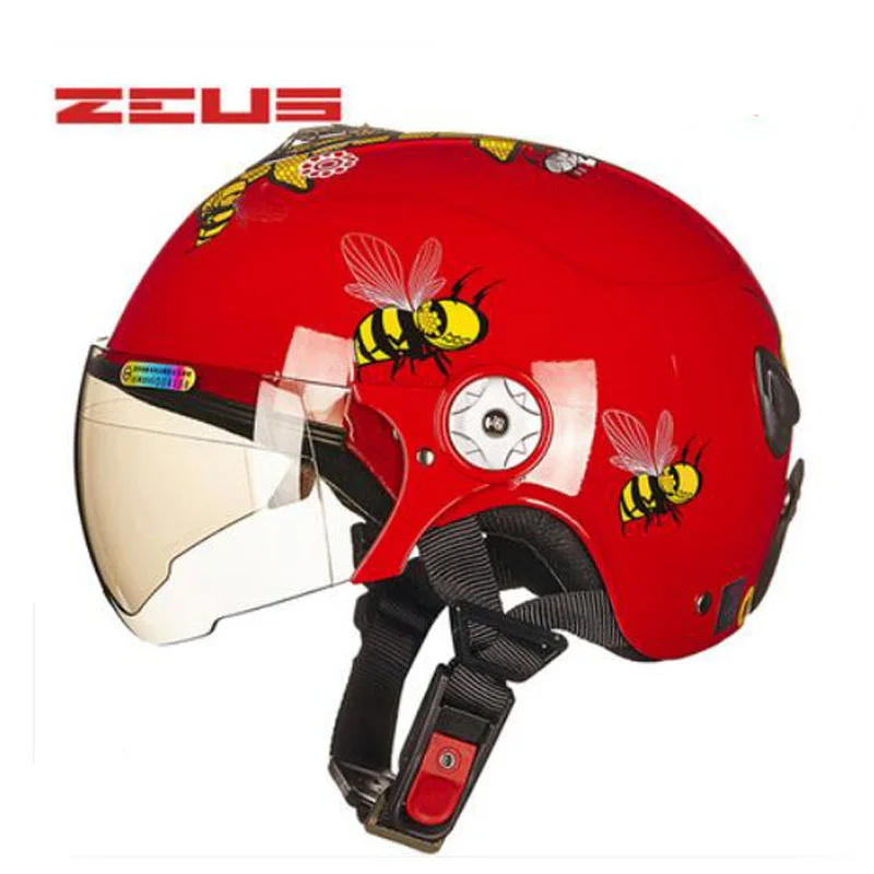 

3C Certification Kinds Baby ABS Hafl Face Boy Girl Motorcycle helmet Summer ZEUS Children Helmets Child Electric Bicycle Helmet