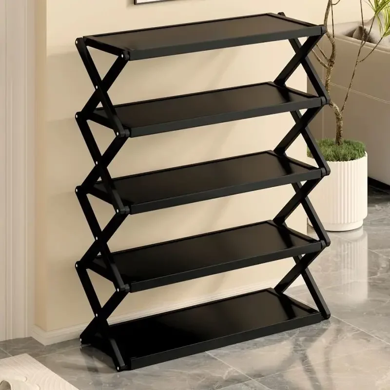 Foldable Shoe Rack Household Installation-free Rental Room Nanzhu Shoe Cabinet Dormitory Simple Dust-proof Storage Rack