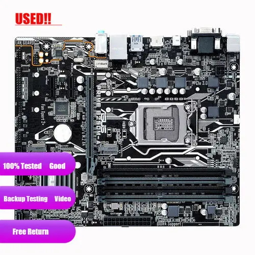 Imagem -02 - Asus-placa-mãe Original Intel Desktop Prime B250m-a B250 B250m Ddr4 Lga 1151 i7 i5 i3 Usb 3.0 Sata3