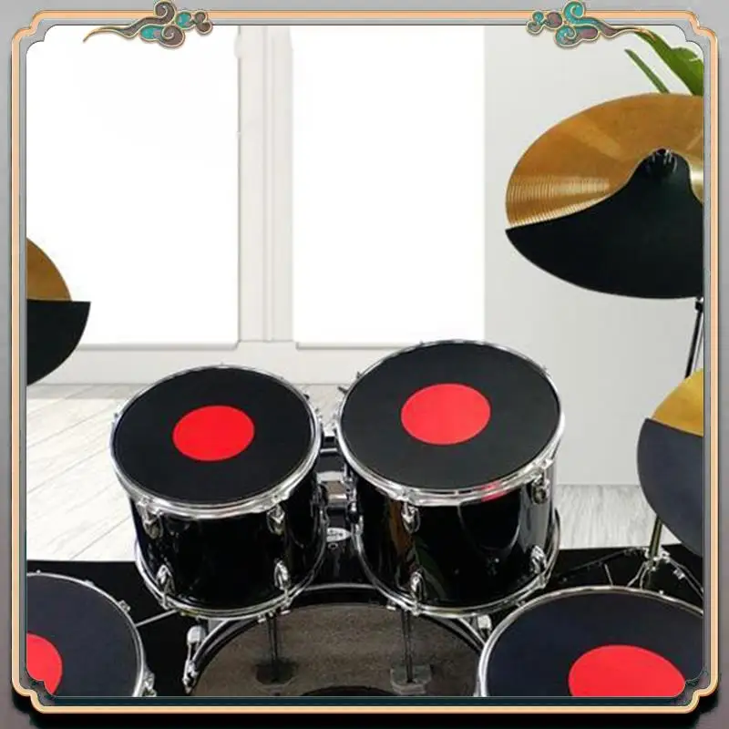 

Durable 4Pcs Foam Mute Drum Pad Kit For Instruments Parts - Practice Accessory For Jazz Snare