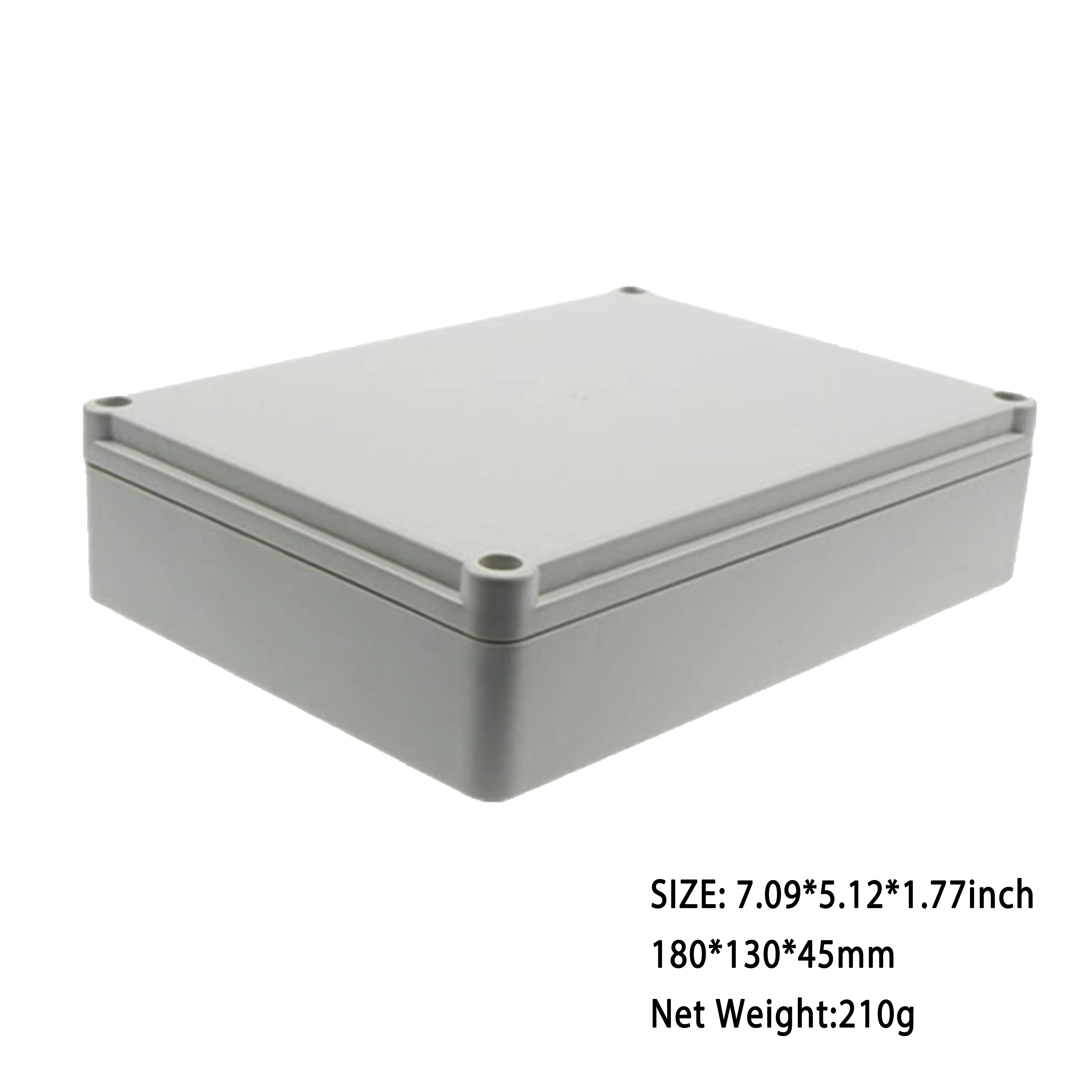 New Waterproof Plastic Project Case 180x130x45mm DIY Instrument Storage Housing for Electronic Components