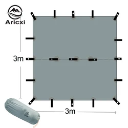 ARICXI 15D 실리콘 코팅 나일론 초경량 방수포, 야외 천막, 휴대용 캠핑 쉼터, 차양 텐트