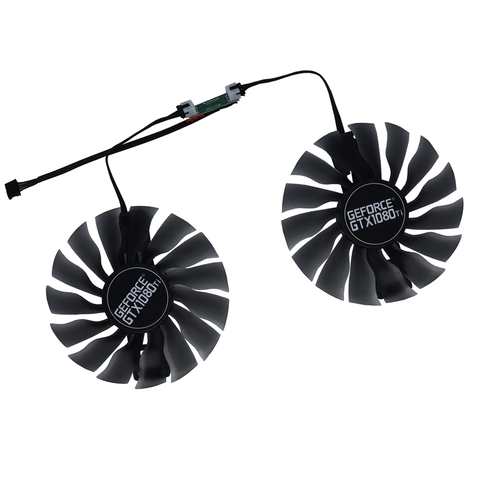 

2PCS/Set,GPU Cooler,95MM Diameter,FD10015H12S,Video Card Fan,For Palit Gainward GTX 1070 1080 1080 Ti Jetstream,Cards Cooling