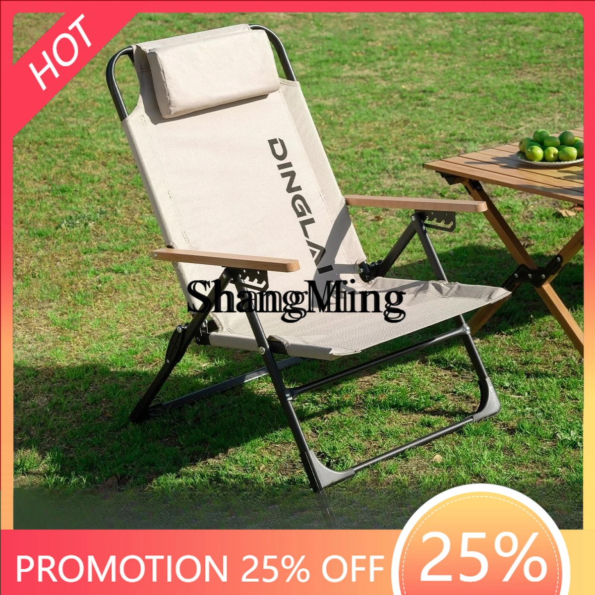 

FG stall fishing stool beach table and chairs folding chair portable recliner