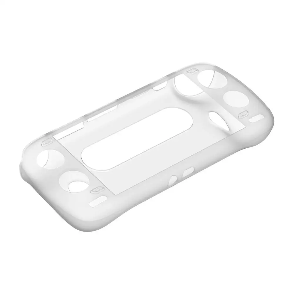 For Ayn Odin2 Silicone Protective Case Transparent White Game Console Soft Shell For Odin 2 Handheld Anti-scratch Cover