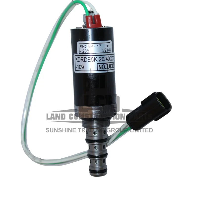 

26420471 7185-900T 17105201 KDRDE5K-20 40C04-109 Excavator hydraulic pump proportional solenoid valve EC210 EC240 EC360185-900G