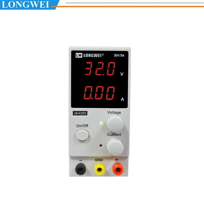 롱웨이 LWK305D 30V 5A 가변 정전압 DC 전원 공급 장치 (실험실 테스트 및 배터리 충전용)