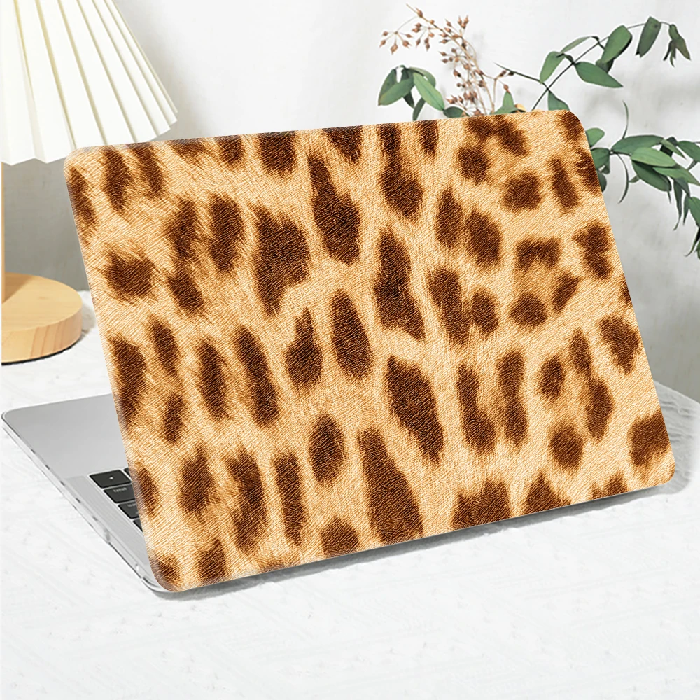 Leopard skin Printer Laptop Case for MacBook Air 15 M4 2025 model A3241 Case for MacBook Pro M1 M2 M3 13 13.6 14 16-in Pro Max