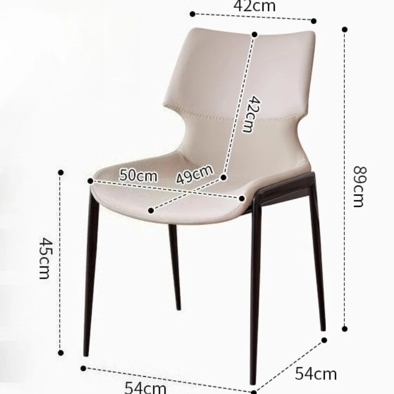 Accent Kitchen Dining Chairs Office Luxury Vanity Balcony Dining Chairs Relax Comfortable.Home Furniture Meubles