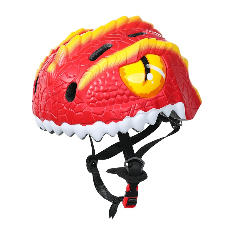 Children Kids Bicycle Helmet Dinosaur Shape Safety Cycling MTB Road Bike Helmet Outdoor Sports Skating Head Protect Cap BC0678