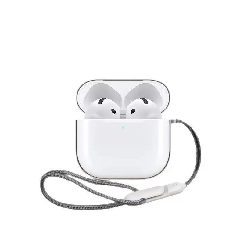 Neue, transparente, weiche TPU-Schutzhülle für Airpods 5 2026, stoßfest, mit Trageband für Airpods 5 4 Ladehülle, Schutzabdeckung – Detail 1
