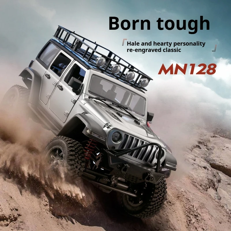 1:12 4wd Electronic Remote Control Model Car Led Lights Wading Rock Climbing Car Two Speed Remote Control Off-Road Car Toys