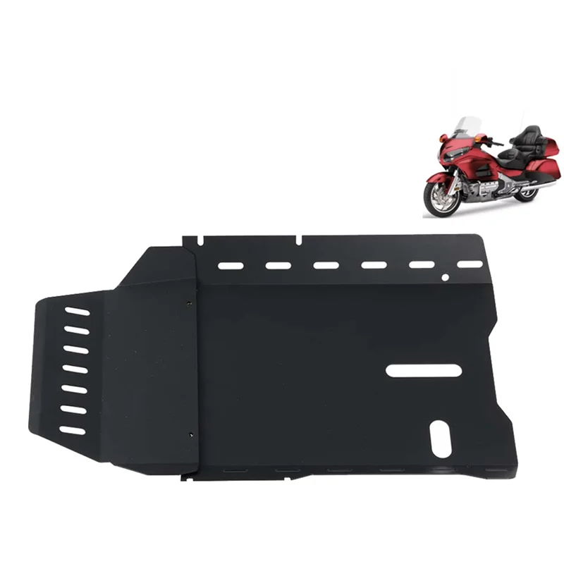 

NEW-Motorcycle Skid Plate Engine Protection Guard Cover Bash Guards Sump Plate For Honda Goldwing 1800 GL1800 2001-2017 Spare Pa
