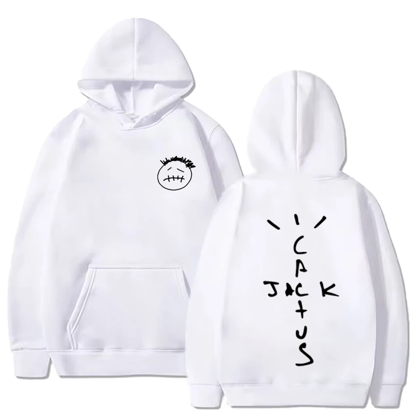 Rapper Cactus Jack Graphics techwear Men's hoodies Bodywarmer Long sleeve Fashion crewneck sweatshirt vintage women's hoodie