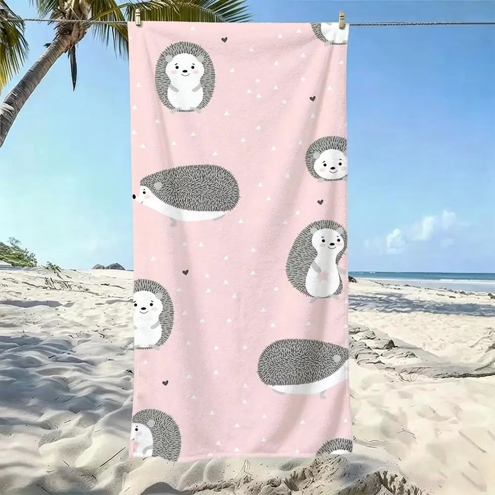 Little-Little HedgehogS Towel Five-Star Hotel Quality Eco-Friendly Ultra Soft Thick Towels & Beach Towels