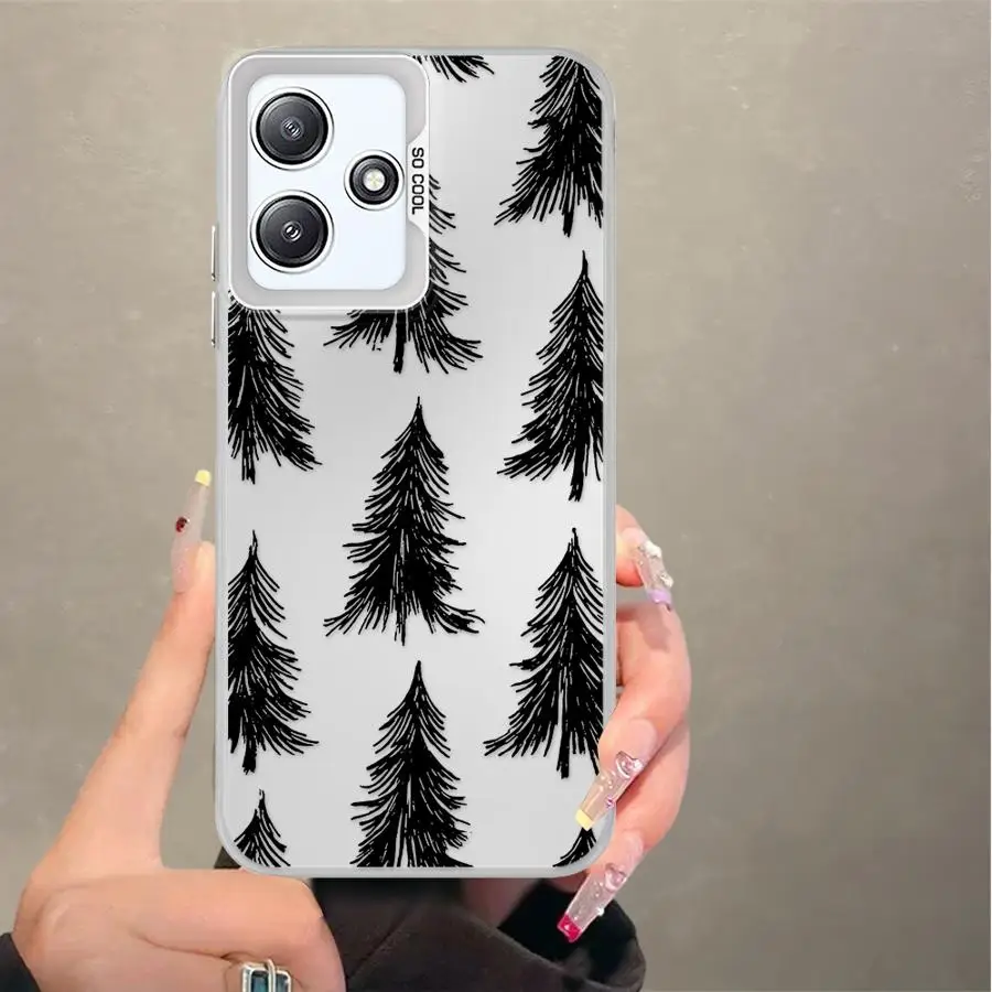 حافظة لهاتف Xiaomi Redmi A1 A2 Plus K60 A5 13C 12C 9T 10C 14C 9C غطاء هاتف خلفي شجرة عيد الميلاد الإبداعية #4