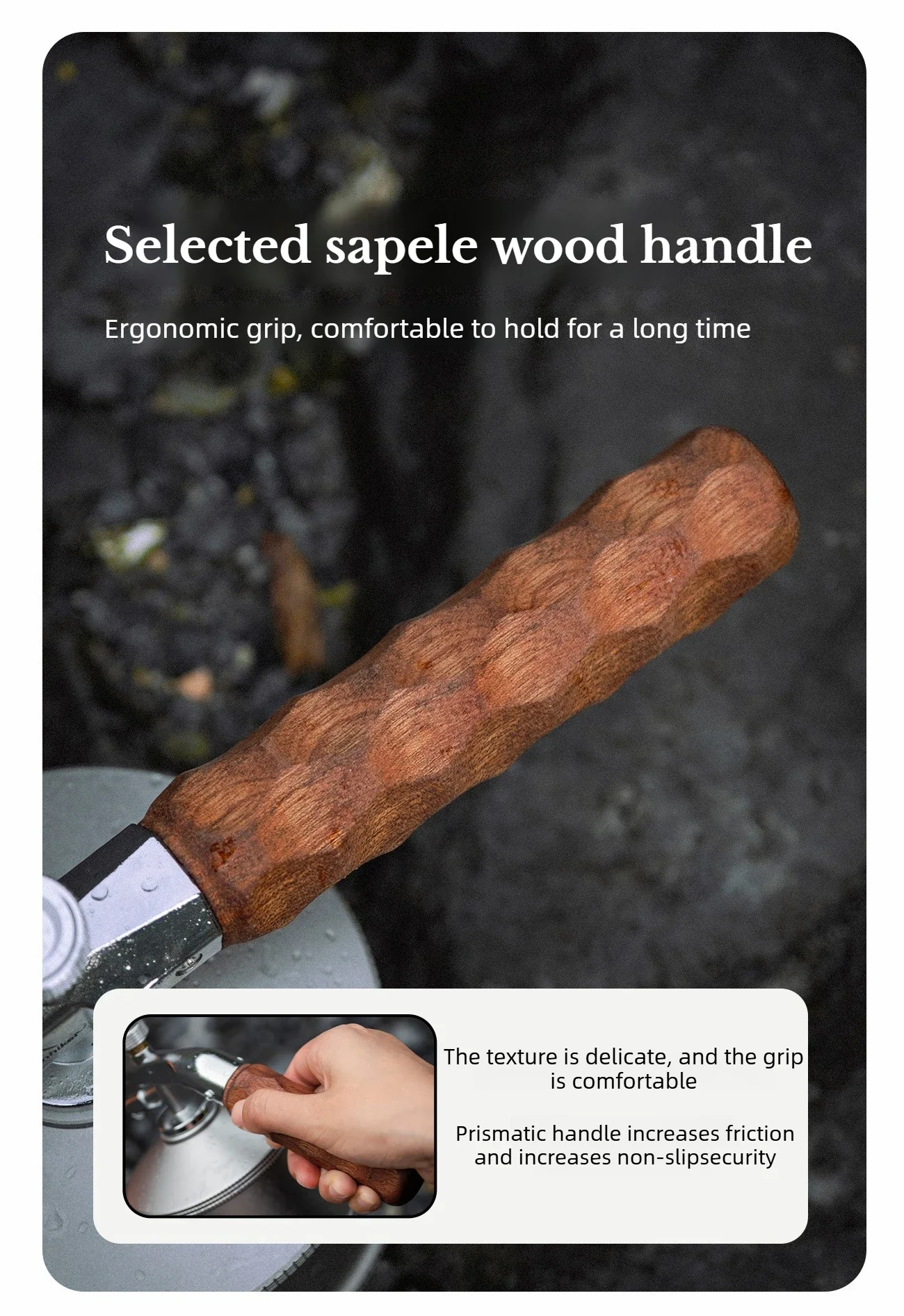 MOUNTAINHIKER Fackel-Sprühpistole, leicht zu transportieren, für Outdoor-Camping, Picknick, Feueranzünder, Grillanzünder, Edelstahl-Sprühpistole – Detail 8