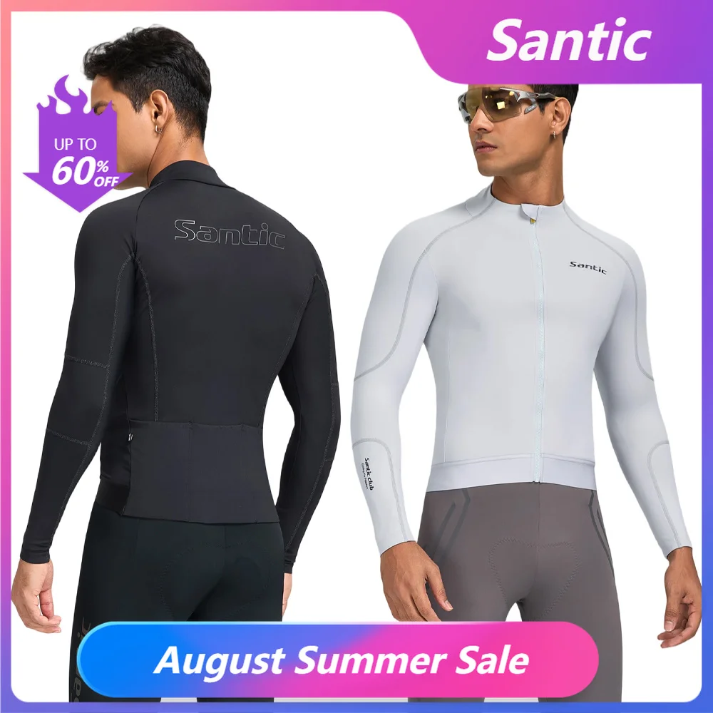 Santic Camisa Ciclismo Manga Longa Térmica Inverno
