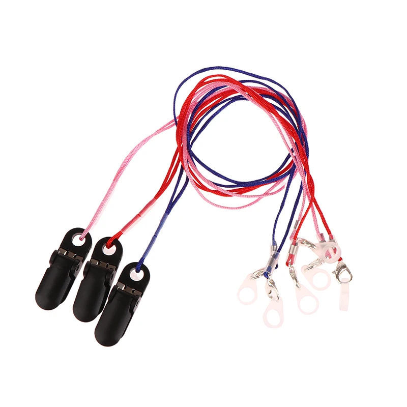 

Hearing Aids Clip Holder Transparent 2 Rings Anti-Lost Lanyard Safety Behind The Ear Hearing Aids Accessory For Children Adult