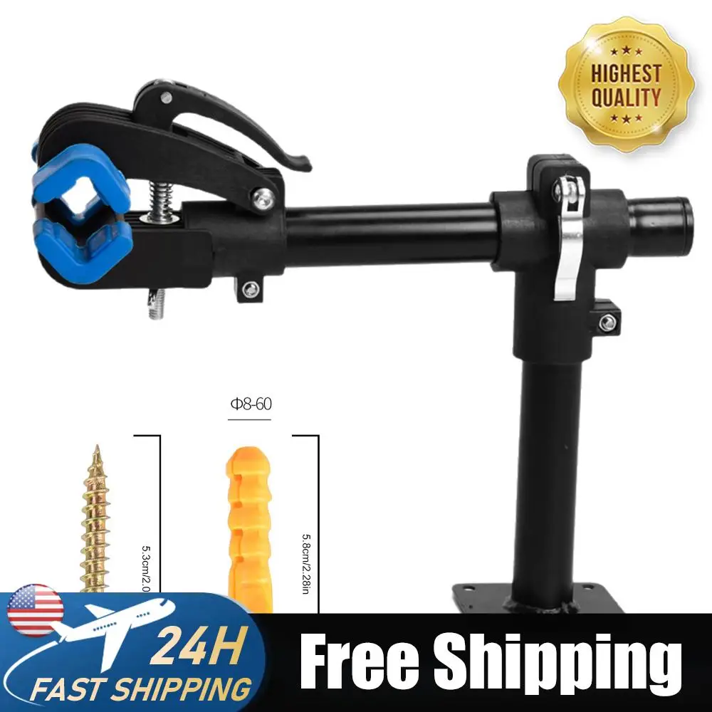 

Bike Repair Stand Bench Mount Workbench Wall Mounted Bike Work Stand Bicycles Maintenance Rack for MTB Road Bicycles