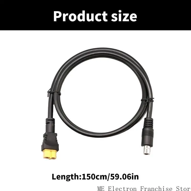 T5EA 16AWG 태양 광 패널 충전 케이블 150cm XT60 암실에서 DC8020 옥외 전원 공급 시스템을위한 남성