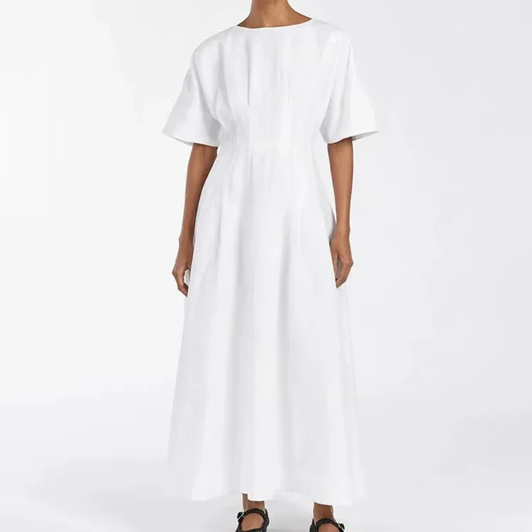 

Повседневная круглая юбка трапециевидной формы Ne ort Sve с застежкой талии Dr Ele, длинная юбка Dr for Par, повседневная одежда, хлопковый материал