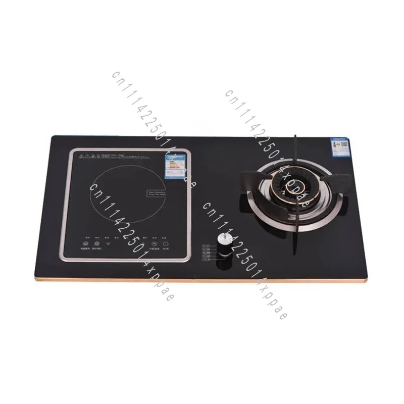 7.0KW Household Single-Burner Gas Stove/Electric Dual Purpose Stove/Toughened Glass Panel/Single Induction Cooker