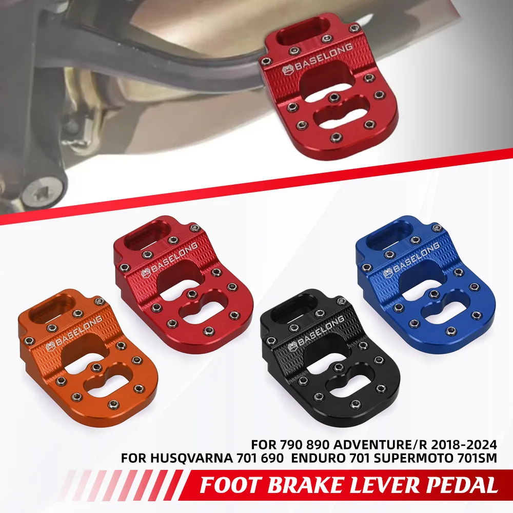 

For 790 890 Adventure/R 701 Enduro Rear Brake Pedal Step Plate Tip 690 Enduro SMCR 990 Adventure 1290 Super Adventure/R/S/T
