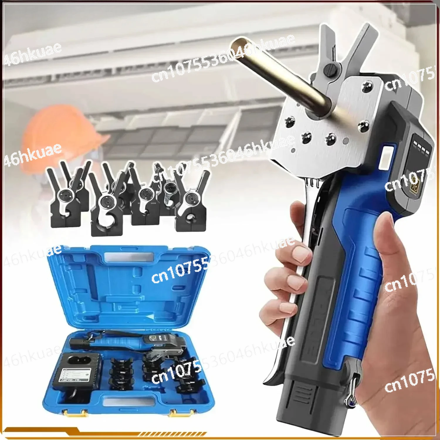 Suitable for Soft Copper, Aluminum, Brass Tube Dilator Tools 1/4 Inch - 3/4 Inch, Electric Flaring Tool Set, Lithium Battery