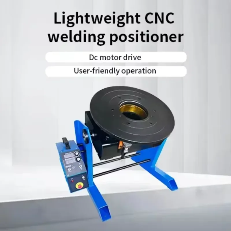 Supercnc Petite table rotative automatique de 100 kg pour positionnement de soudage de tuyaux
