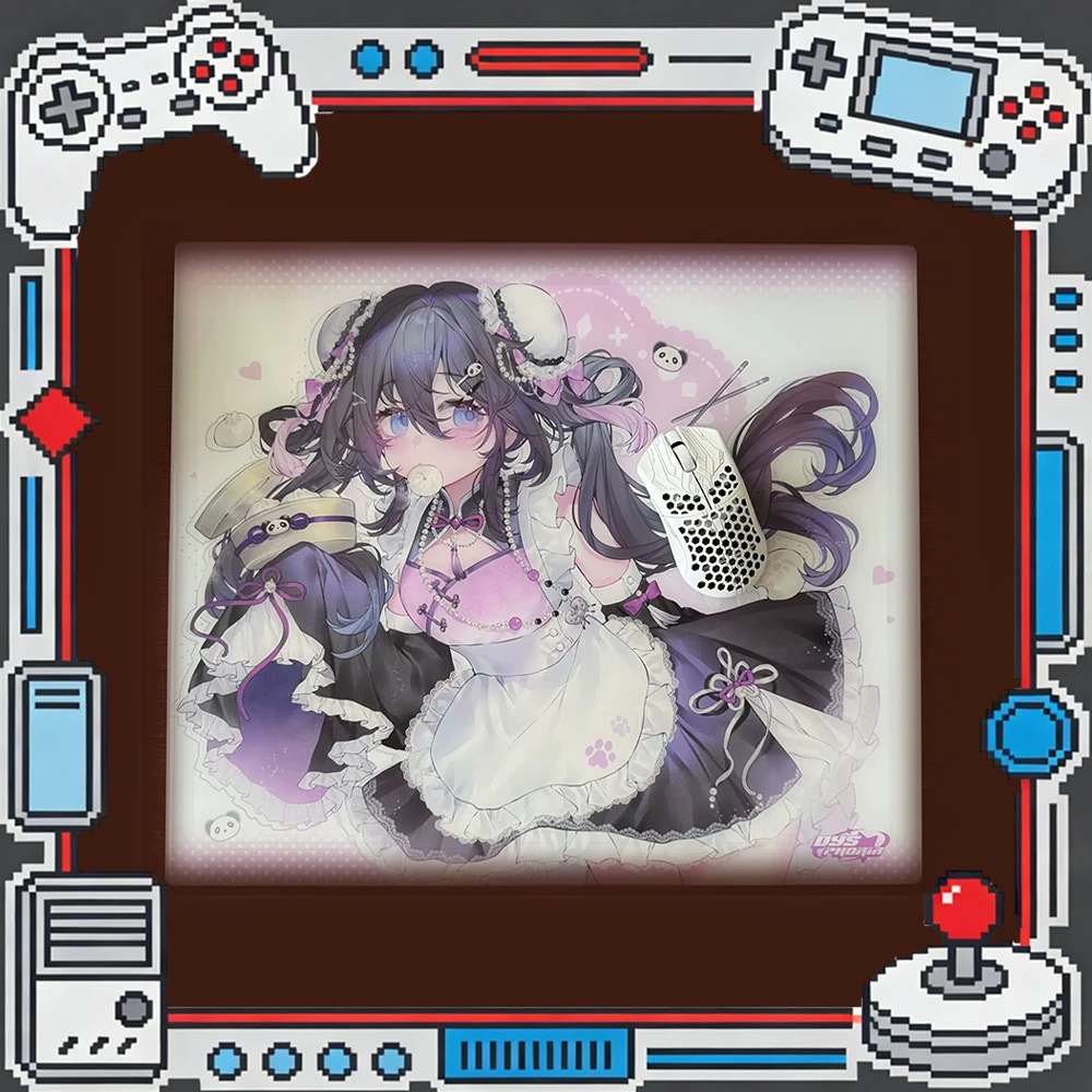 PAN Esports Dysphoria New Year Yuri Glass Gaming Mousepad  FPS Both Speed And Smoothness Mouse Pad For APEX CSGO PC Accessories