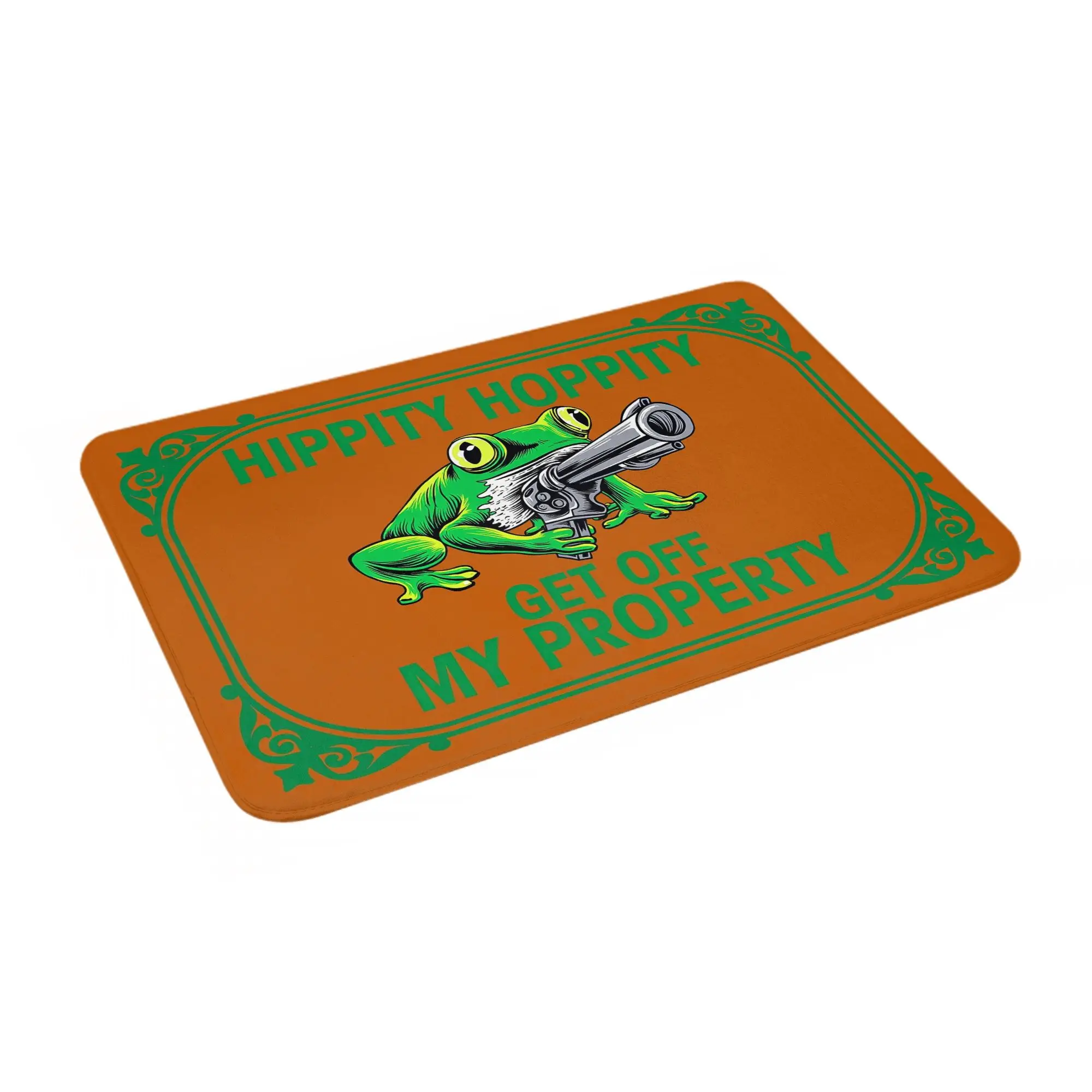 Hippity Hoppity Get Off My Property Front Floor Door Entrance Mats Indoor  Kitchen Bath Doormat Balcony Carpet Rug