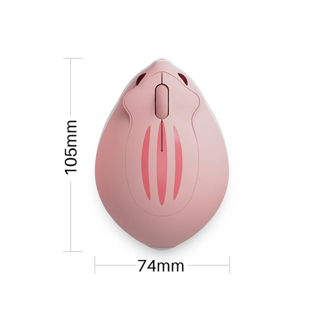 3D Cartoon Hamster Mouse 1600 DPI 2.4G USB Wireless Mause Cute Portable Mute Bluetooth Mice for Computer Laptop Kids Girls Gift