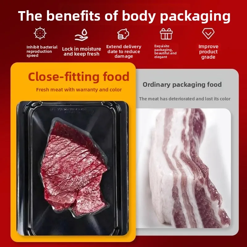 Confezionatrice commerciale per pelle sottovuoto automatica