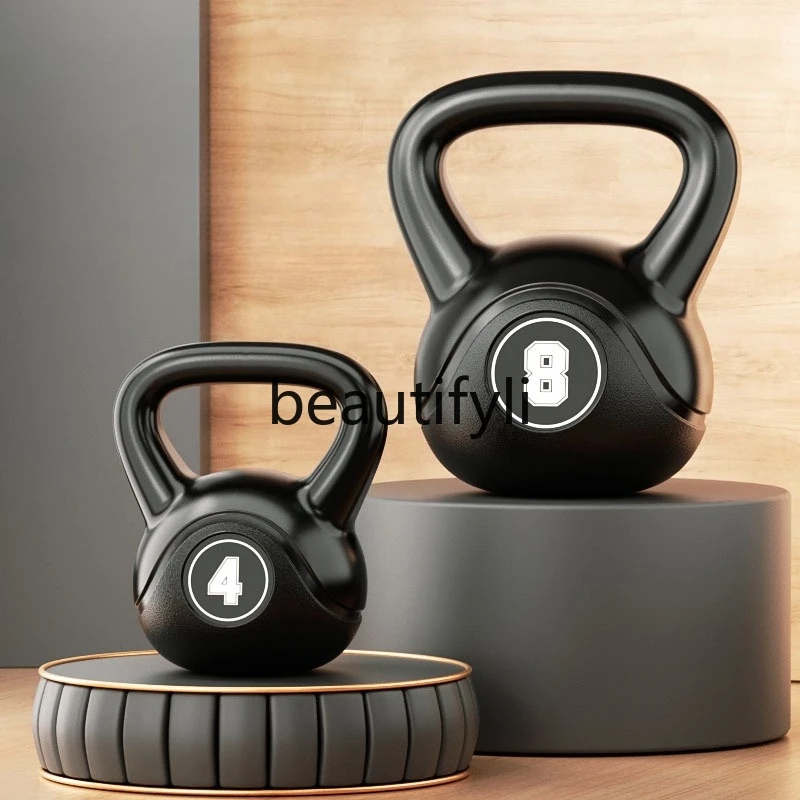 Kettlebells Dumbbells Fitness Home, Exercise Squat Hip Swing Yoga Solid Pot Ball
