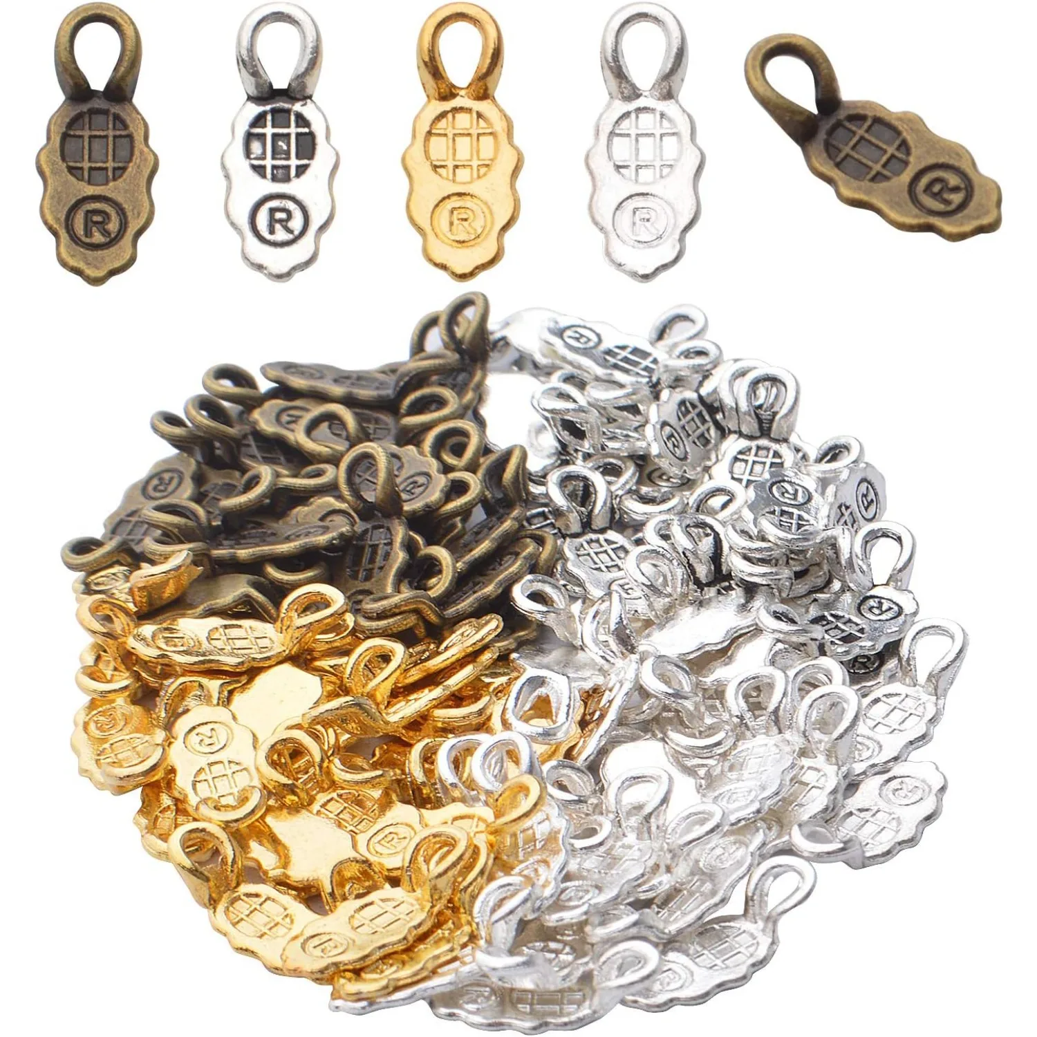 

100 шт., тибетский стиль, сплав в форме листа, клей на подвеске, подвески, соединительная вешалка для серег, ожерелья, изготовления ювелирных изделий