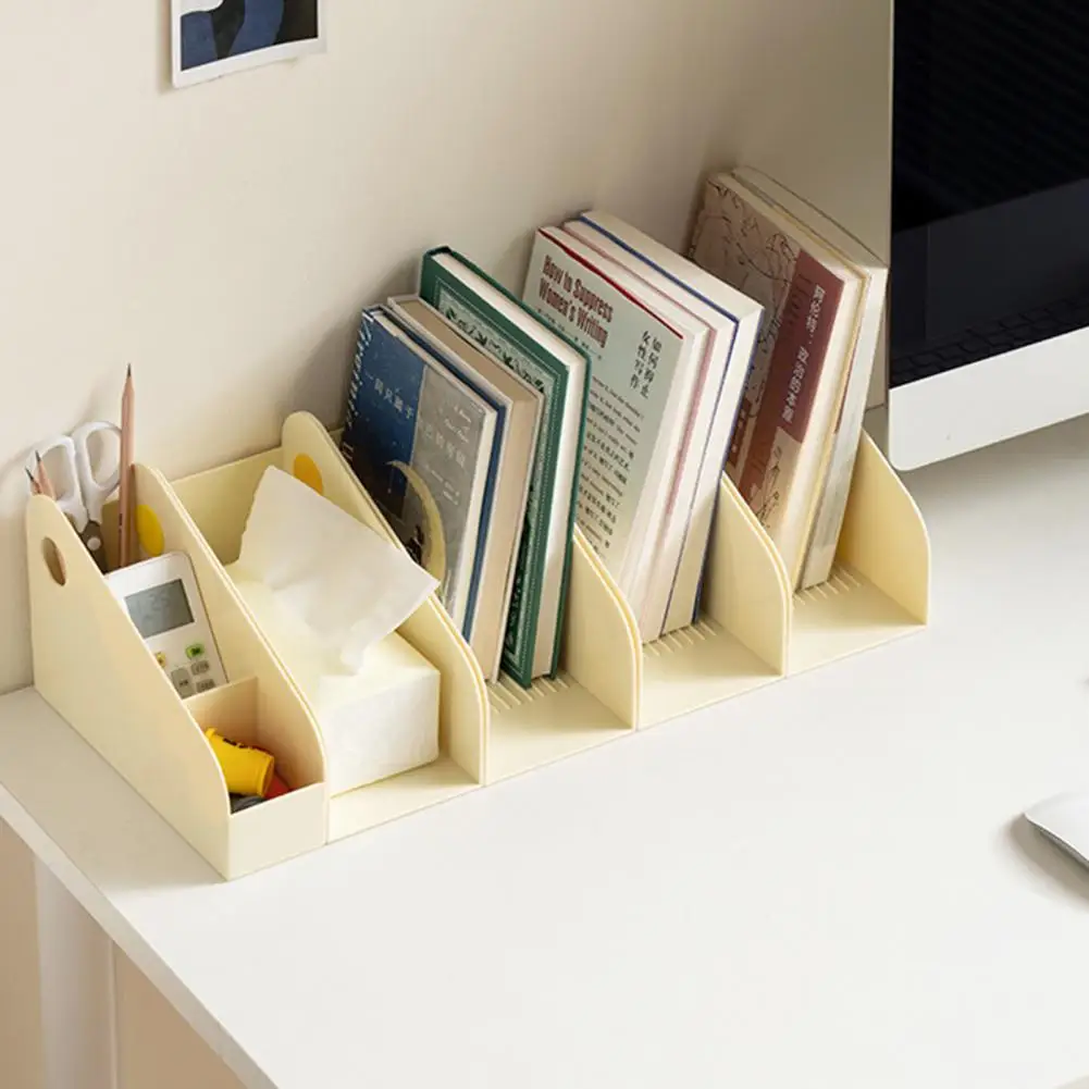 Convenient Compact Size Desktop Organizer Box Lightweight Multi-functional Book Pencil Sundries Storage Box Multipurpose