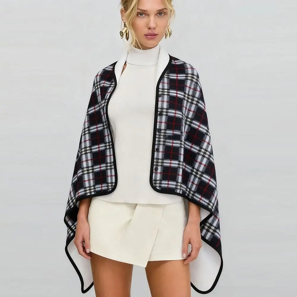 

Многофункциональные фланелевые носимые одеяла сохраняют тепло с пуговицами, флисовая шаль, толстые шарфы, шаль, одеяло для офисного использования