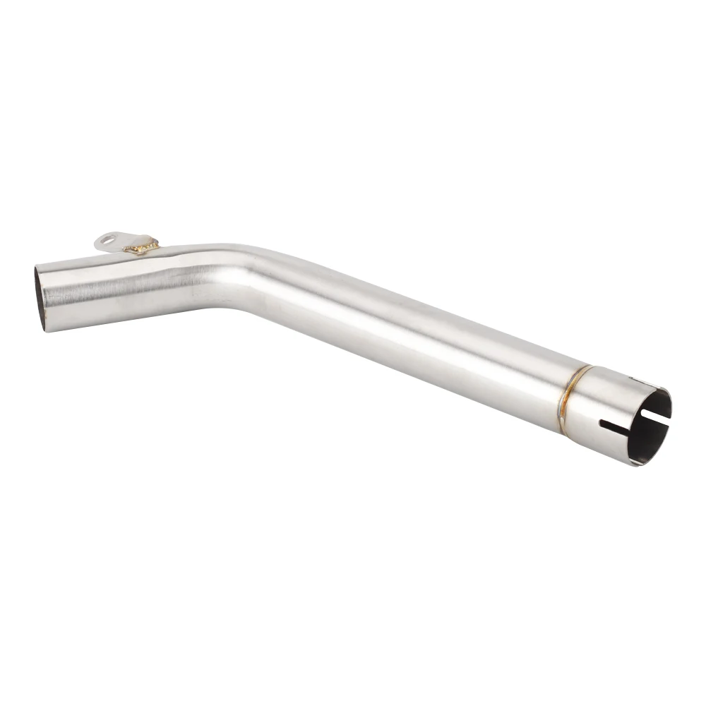 For Yamaha FZ6 2004 to 2009 FZ-6 FZ 6 S2 / FAZER 04-09 FZ6 / S2 Escape Motorcycle Exhaust Muffler Mid Link Pipe Slip-on view 5