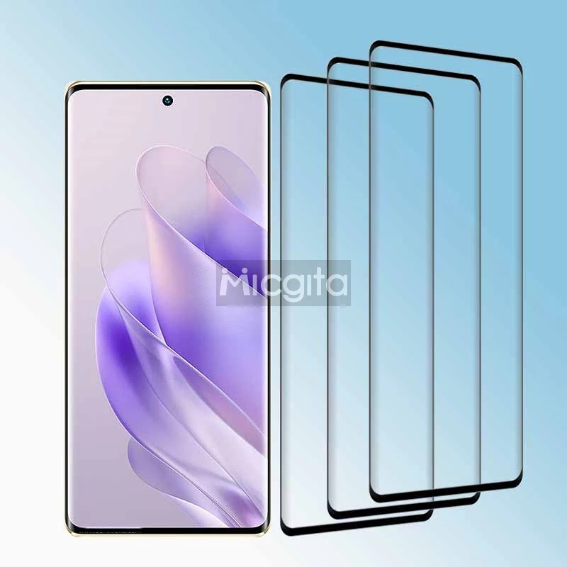 

3PCS Full Screen Protector For Infinix Zero 30 9D Curved Tempered Glass Anti-Scratch Front Film